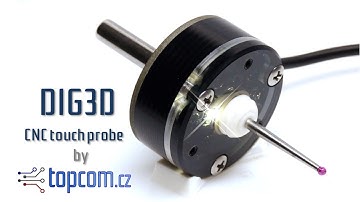 DIG3D product line (DIG3D.LP.M, DIG3D.LP.C), digitizing touch probe and edge finder