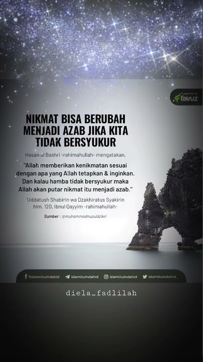 dan bersyukurlah kepada Allah SWT #ngaji #sholawat #nasehat #motivasi #bersyukur