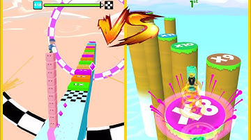 Cube Surfer Vs Shortcut Run : Gameplay Walkthrough - Level 1-9999 Unlock All Level (iOS, Android)