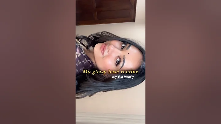 Glowy base routine✨💕 #makeup #dewymakeup #glassskin #tutorial #grwm