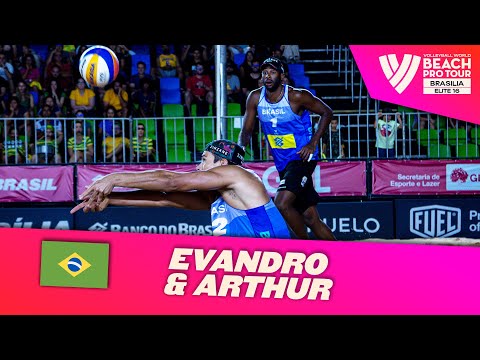 Brazil FIGHTING for top spot! 🤩💥 | Evandro/Arthur | Road to GOLD | #beachprotour