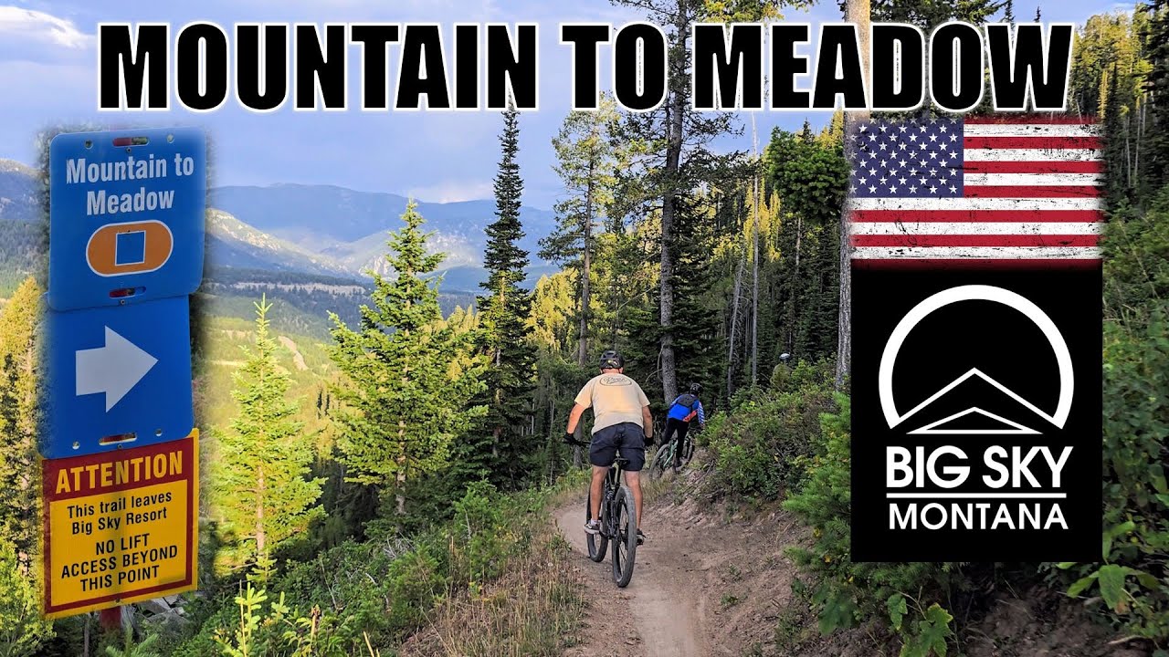 The Flow Trail That Never Ends | Mountain to Meadow, Big Sky MTB 🇺🇸