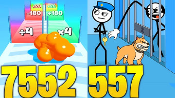 Tall man run VS Thief Puzzle - All Levels SpeedRun Gameplay