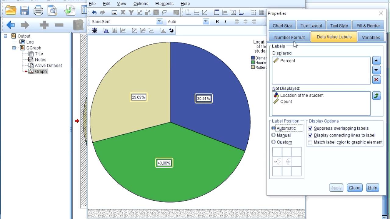 How To Make Pie Chart In Spss