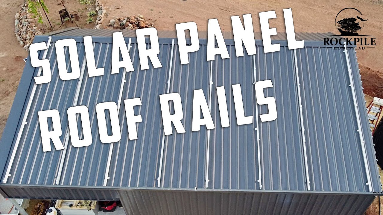 Set up + Install solar panel rails and mounts | Off-grid solar system ...