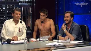 Caught On Cam - Nic Westaway Shirt Off - Telethon 2013