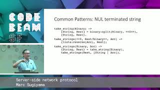 Marc Sugiyama - Server-side network protocol | Code BEAM SF 19