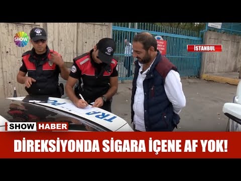 Direksiyonda sigara içene af yok!