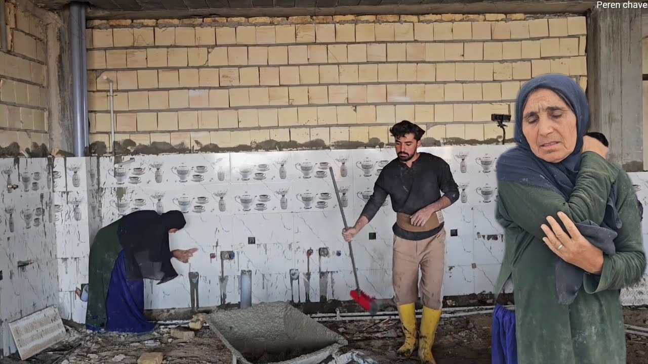 Starting the Hossein Kitchen Tiling Project: Beauty in the Absence of a Soldier