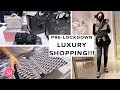 LUXURY SHOPPING SPREE BEFORE LOCKDOWN!! Come shop Chanel, Alaia, Dior...