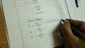 Class-11 Stastistics (Mean-continous series by direct and shortcut method)