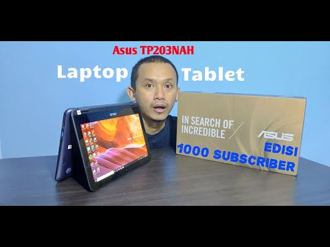 ASUS Vivobook Flip 12 TP203NAH Bersatunya Laptop & Tablet Unboxing & Short Review