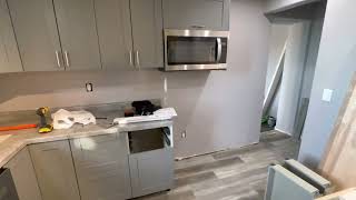 Sink is installed. Tuscany dual mount work station from menards