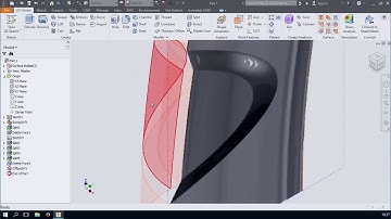 Surface Modeling with Autodesk Inventor Pro 2017
