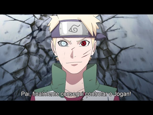 Filho de Sarada e Boruto mostra o Poder do Sharingan e Byakugan - Boruto 