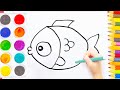 Come Disegnare Un Pesce Facile Per Bambini