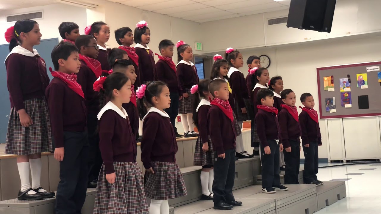 Santa Barbara Song 1st grader Challenger Shawnee