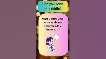 Can you solve this riddle? #ytshorts #puzzles #riddles #mindgames #games