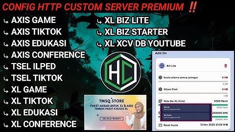 CONFIG HTTP CUSTOM PREMIUM TERBARU 2025 ‼️ SEMUA KUOTA JADI REGULER 💥