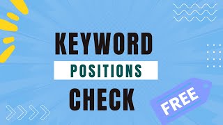 How to Check keyword Ranking Position in Google | Keyword Ranking Tool । Website SEO