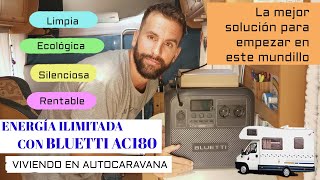 ENERGÍA PORTÁTIL EN AUTOCARAVANA CON BLUETTI AC180  ¿Cómo obtener autonomía energética fácilmente?