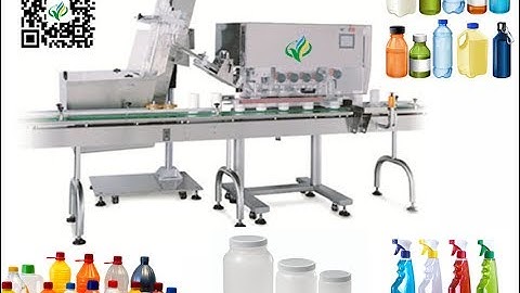 Automatic capper inline spindle capper high speed bottle capping machines
