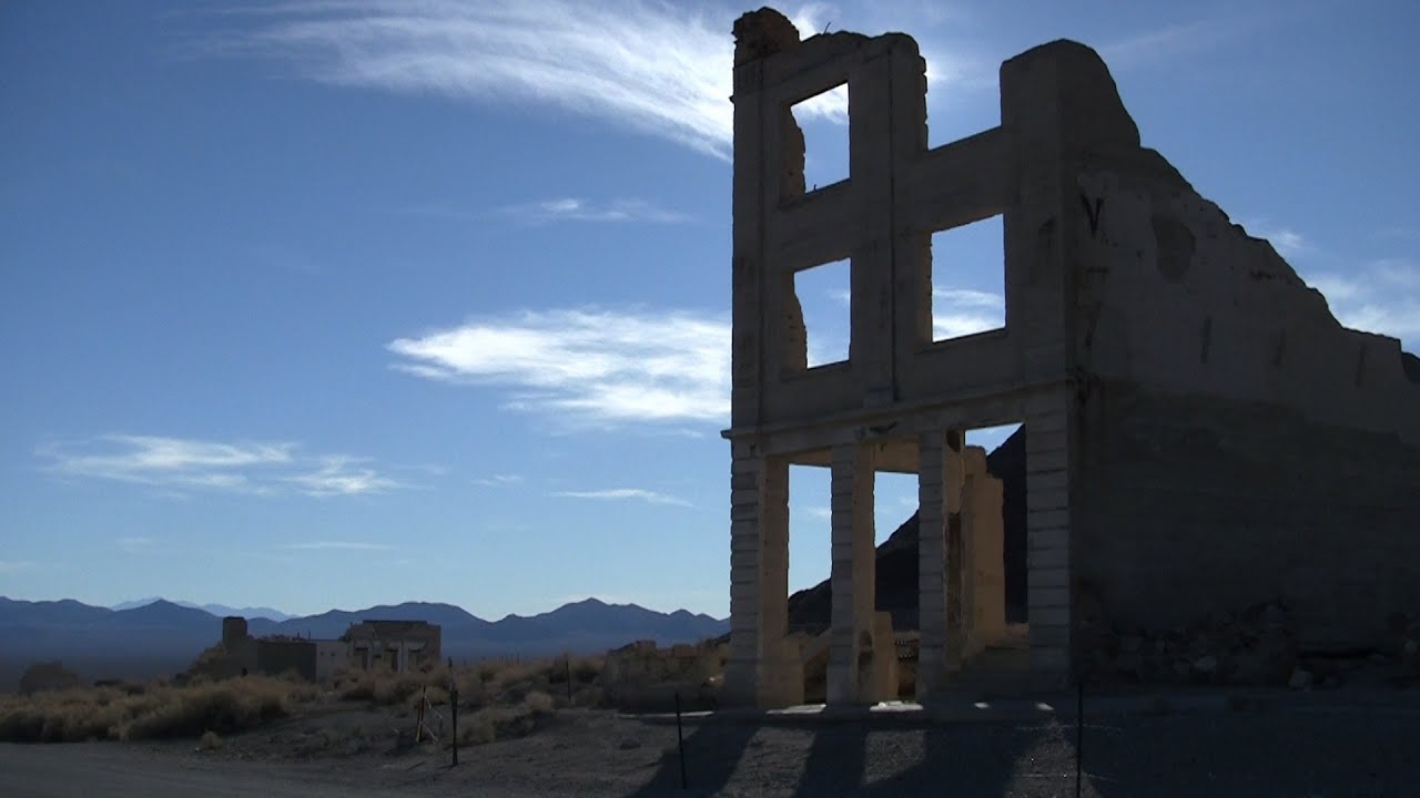 Abandoned Rhyolite A Nevada Ghost Town near Beatty, Nevada YouTube