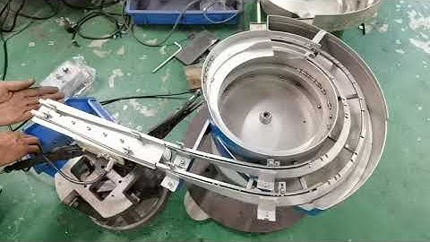 FEDA customized vibration bowl with 2 tracks & linear feeder