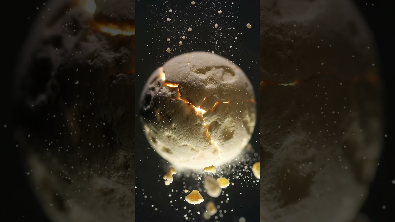 Sand Granular Sphere Disintegration Loop 🟡⏳ (4K Macro) 