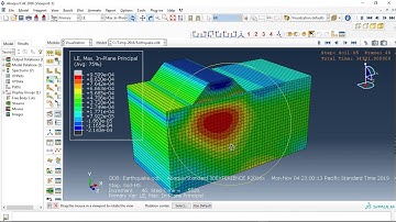 Simulation sequential embankment construction and earthquake analysis after it in Abaqus