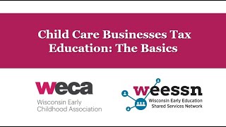Child Care Business Tax Education: The Basics