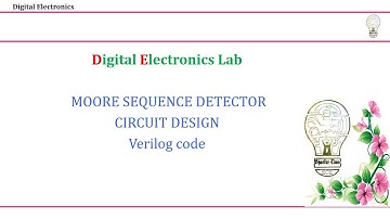 Moore sequence detector verilog code