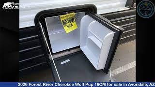Beautiful 2026 Forest River Cherokee Wolf Pup Travel Trailer RV For Sale in Avondale, AZ | RVUSA.com