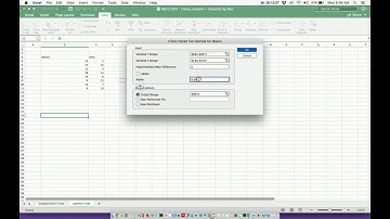 Paired t-Test: Theory and Excel Calculation