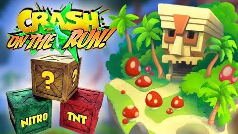 Crash Bandicoot: On the Run - Turtle Woods | Break All Crates Challenge! GAMEPLAY