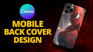 Design a Mobile Back Cover in Canva | Canva Phone Case Design Tutorial | Phone Cover Design screenshot 5