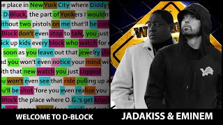 Jadakiss ft. Eminem - Welcome to D-Block [Rhyme Scheme] Highlighted