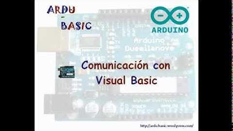 Comunicacion Arduino con Visual Basic