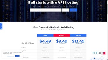 Nexbunker - Hosting/Server WordPress Theme + WHMCS      Washington Wi