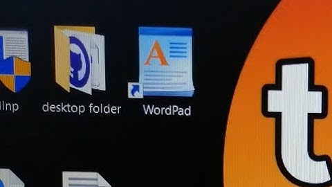 how to create wordpad shortcut on desktop in windows 10 laptop