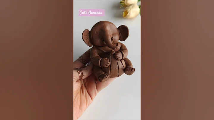 Make CUTE Eco Friendly Ganesha from Clay!