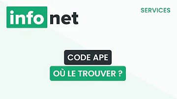 Comment trouver son code APE Insee ?