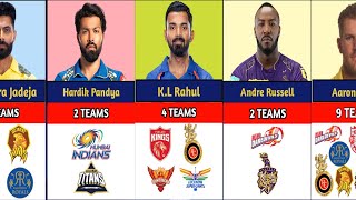 IPL 2024 | Top Cricketers With How Many TEAMS They Played For in IPL