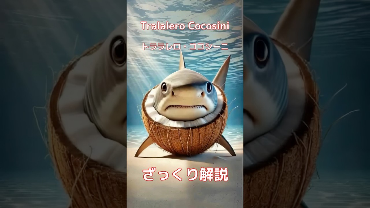 【#italianbrainrot 】Tralalero Cocosini トララレロ・ココシーニ【ざっくり解説】