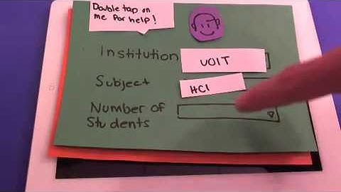Paper Prototyping Example for UX/UI Design and Game Design