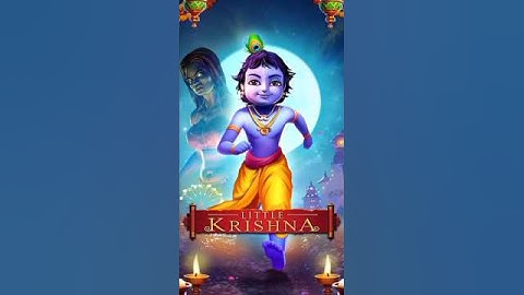 little krishna runing shorts video #littlekrishna #krishna #gaming#shorts #gamingshorts