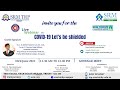 Webinar "COVID-19 Let's be shielded"