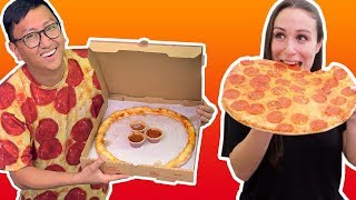 PRANKING People Delivering CRUST ONLY Pizza 