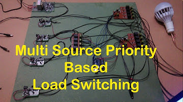 Arduino new Project: Priority based multi source automatic switching "Solar, Wind, battery