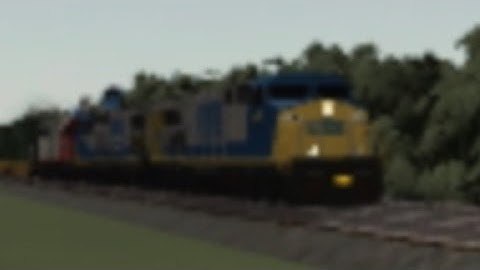 CSX Intermodal with SOO SD60 Trailing in Ro-Scale CSX Plymouth/Detoir Oit Sub (2010)